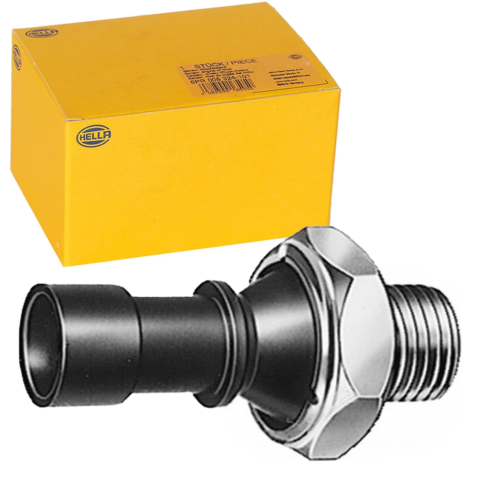 HELLA 6ZL 003 259-491 Interruttore a pressione olio, 12V, 1a... poli, Apritoio