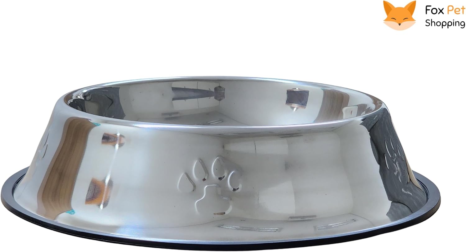 Comedouro 1600ml Inox Tigela Pote Ração Água Cão Grande Gigante