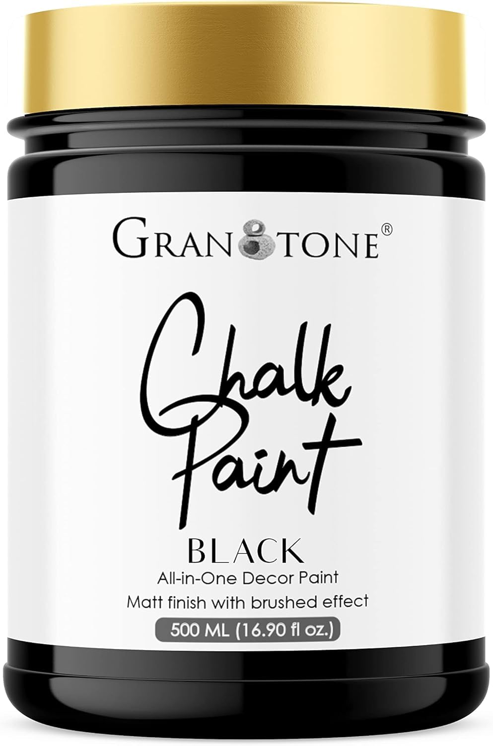 GRANOTONE Chalk Paint for Furniture BLACK