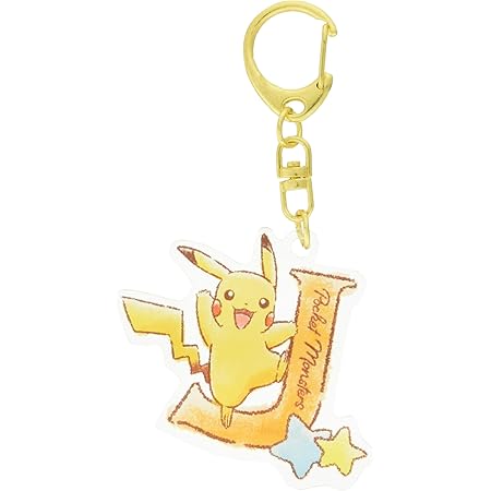 Amazon Co Jp ティーズファクトリー イニシャルアクリルキーホルダー ポケットモンスター J 5 5 5 5 0 3cm Pm j ホーム キッチン