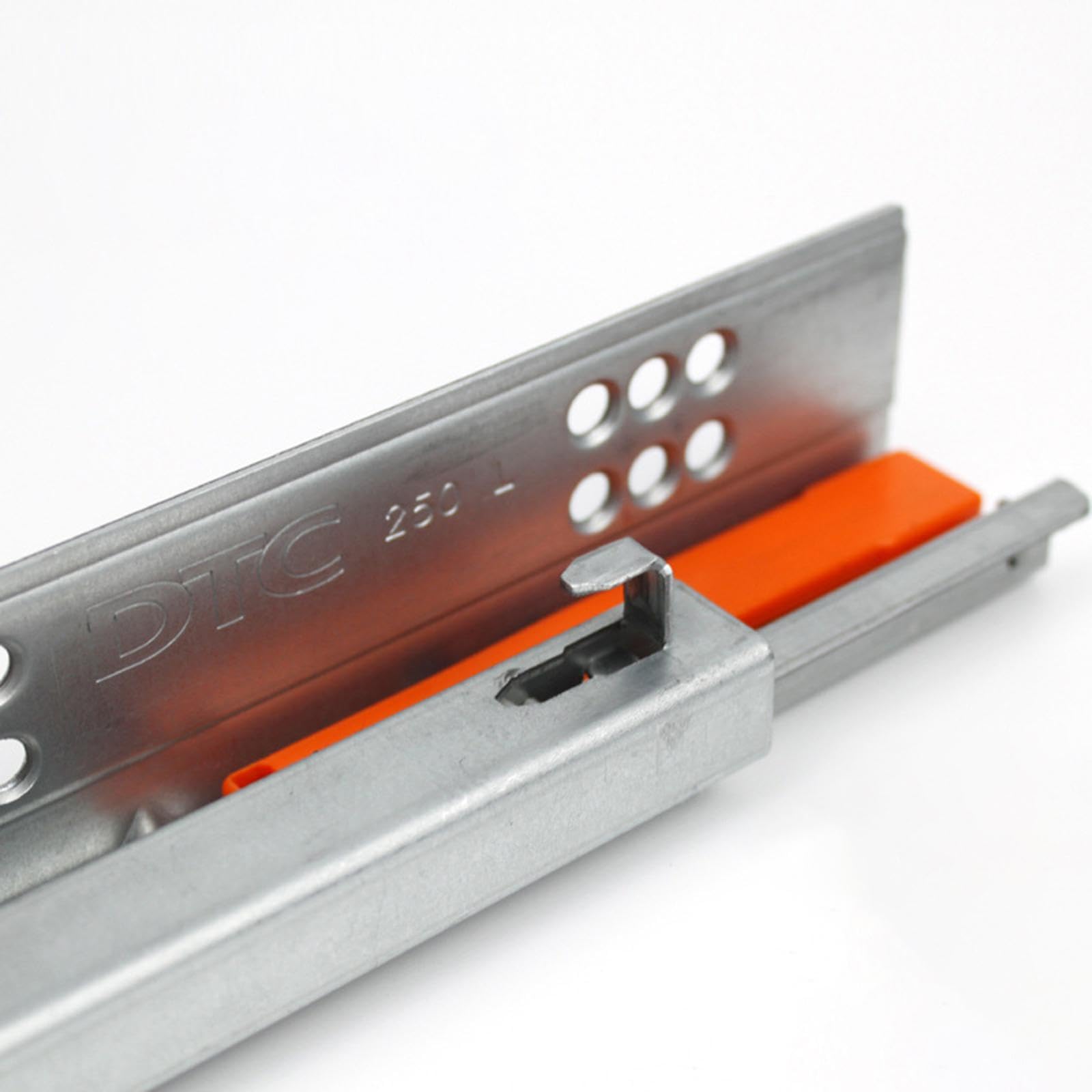 2 Piezas Rieles Correderas Cajón Apoyo Inferior Empuje para Abrir Cierre Suave Montaje Instalación Simple Recomendado para Muebles de Cocina Sa, Longitud 40cm