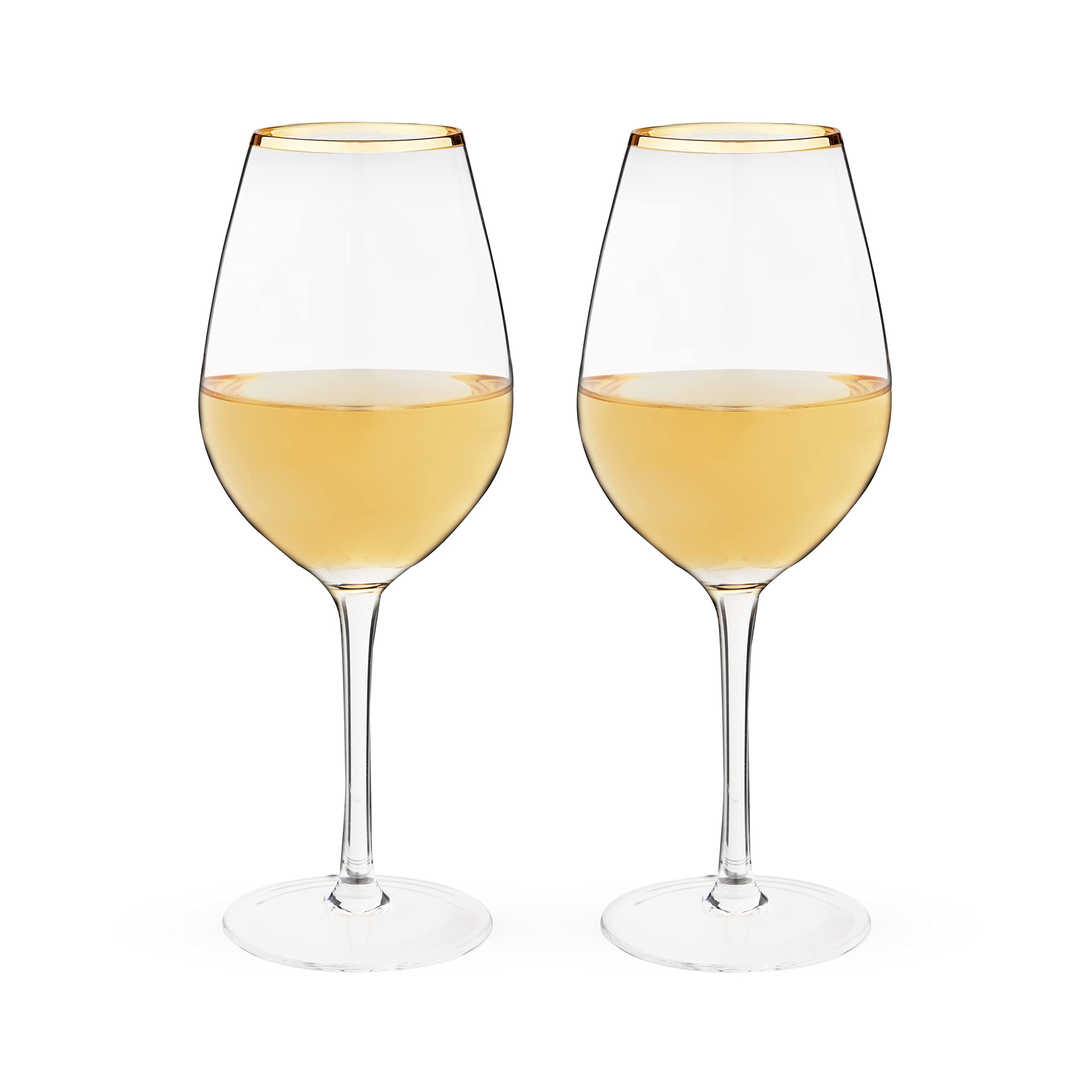 Gold Rimmed Wine Glass The Perfect Addition to Your Barware Collection