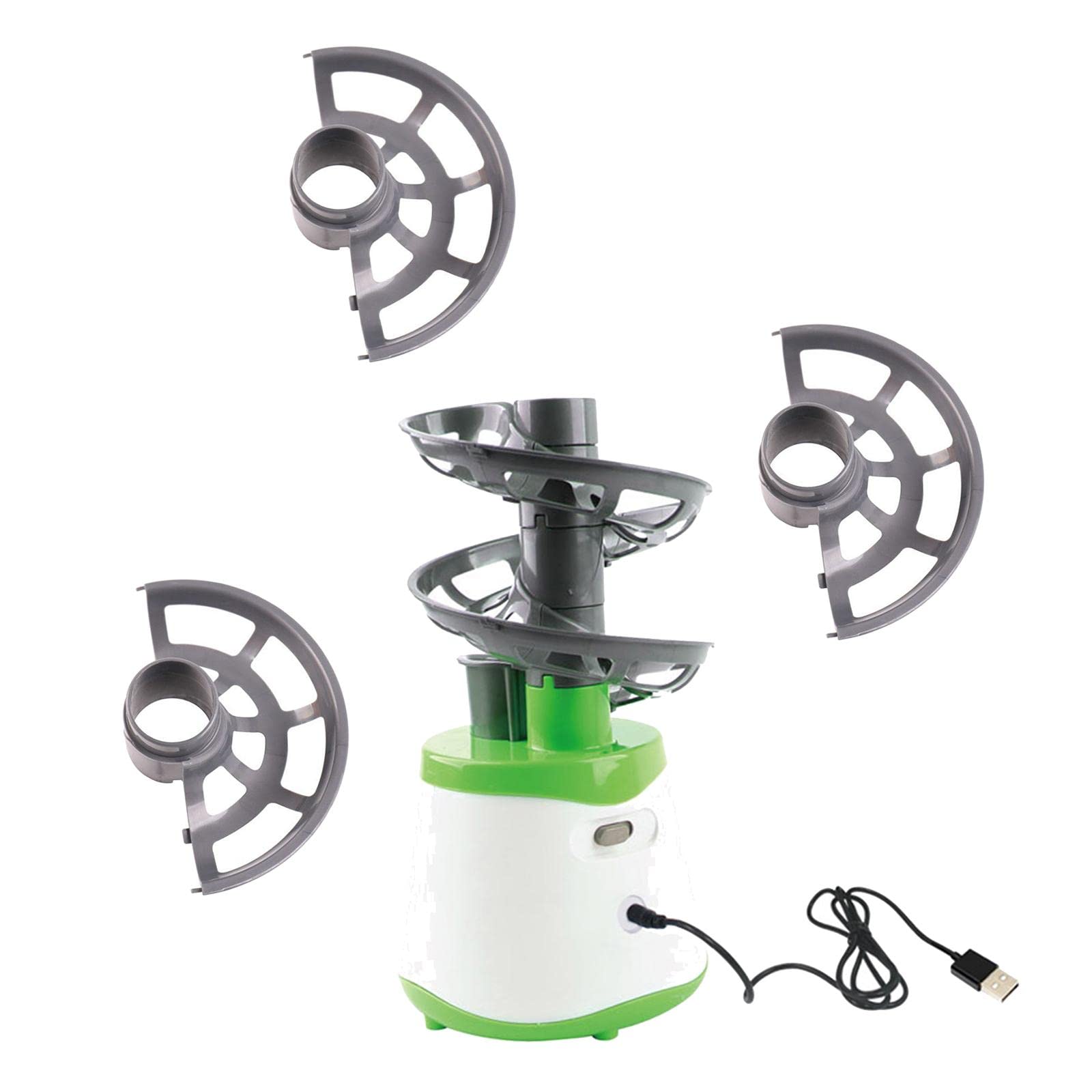 Enakshi USB Table Tennis Robot PingPong Ball Launcher for PingPong Lover 6 Orbits|Sporting Goods|Tennis & Racquet Sports|Tennis |Package Includes:1 Table tennis ball machine-image-21