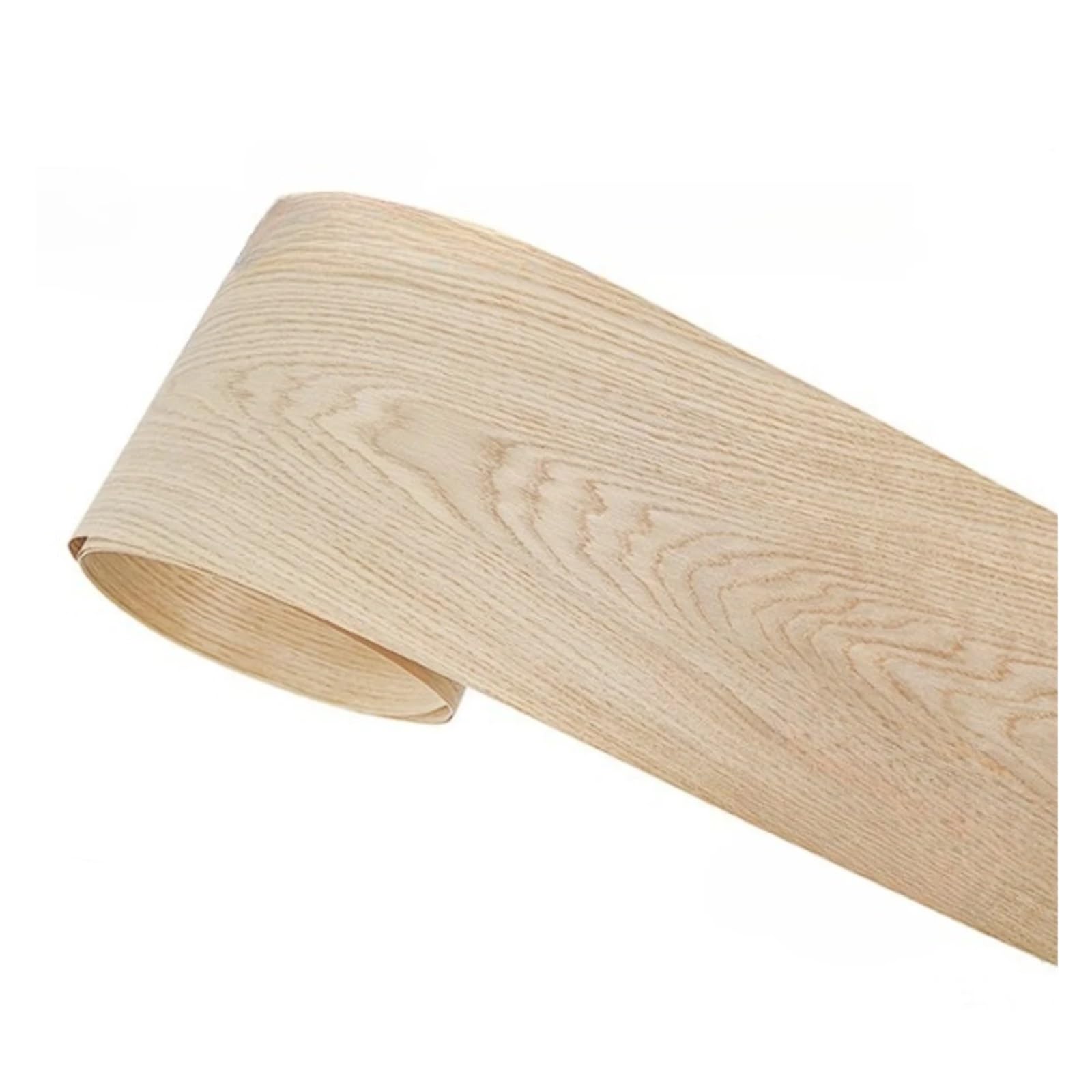 Canto flexible, Cinta Chapa Roble Blanco 0,5mm Pre-Pegado Termoadhesivo 1/2 Uds(White 2pcs)