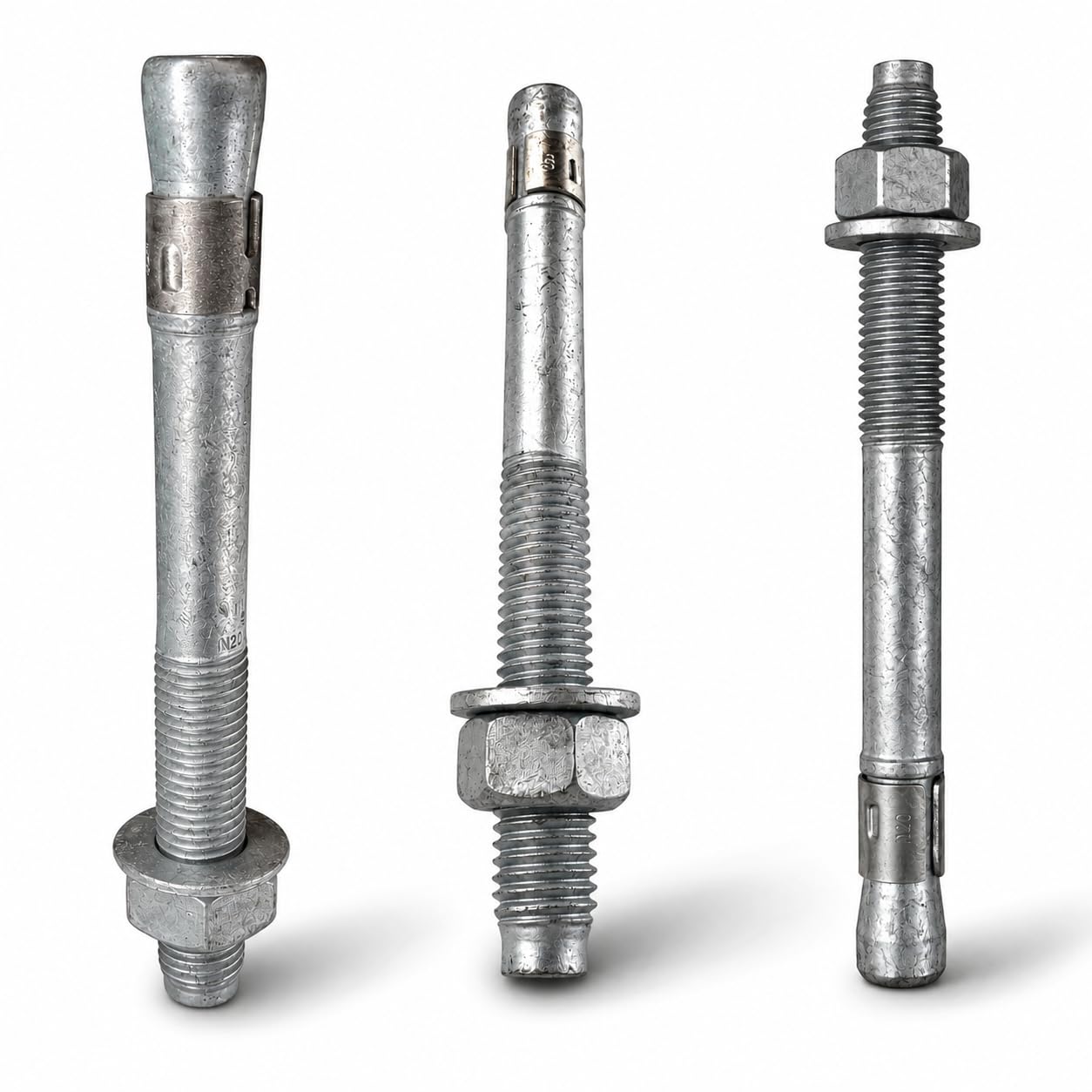 ESSVE Golden Anchor - Anclaje para resistencia pesada, galvanizado en caliente, HDG ETA, homologado, anclaje de expansión para hormigón y piedra natural (10, M16 x 322)