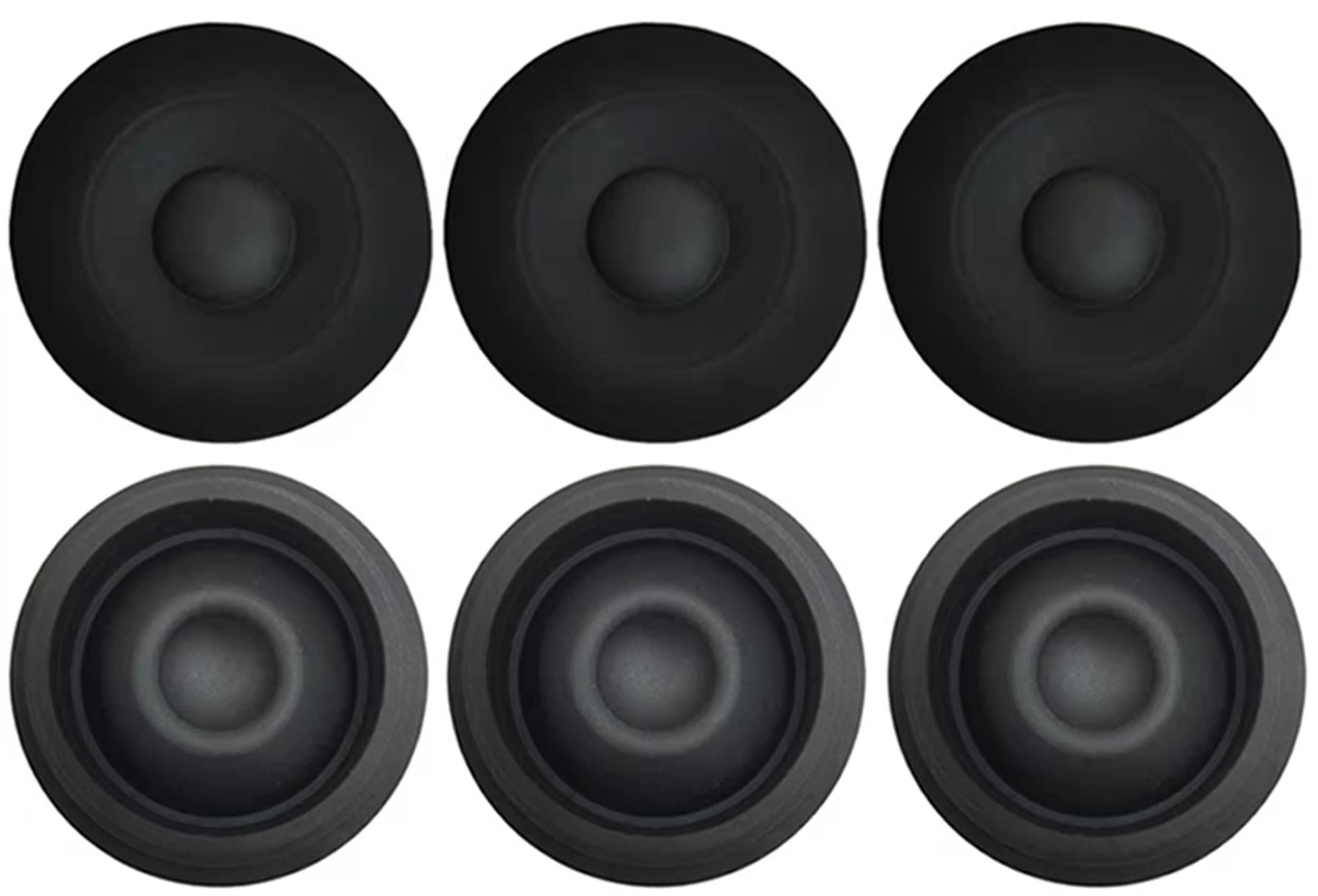 KLMHT Replacement Grease Plug Hub Dust Caps Fits for Dexter EZ Lube Trailer Camper Axle (6 Pack)