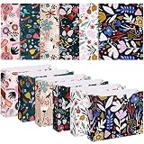 Harloon 48 Pcs Floral File Jackets 2 Inch Colored Expanding File Folders Jacket Letter Size Decorati