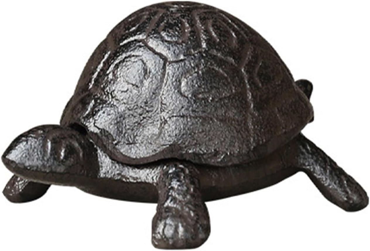 Tortoise/Coccinella Septempunctata Key Storage Box for Gardens and Yard Iron Jewelry Hider with Concealed Compartment (B)