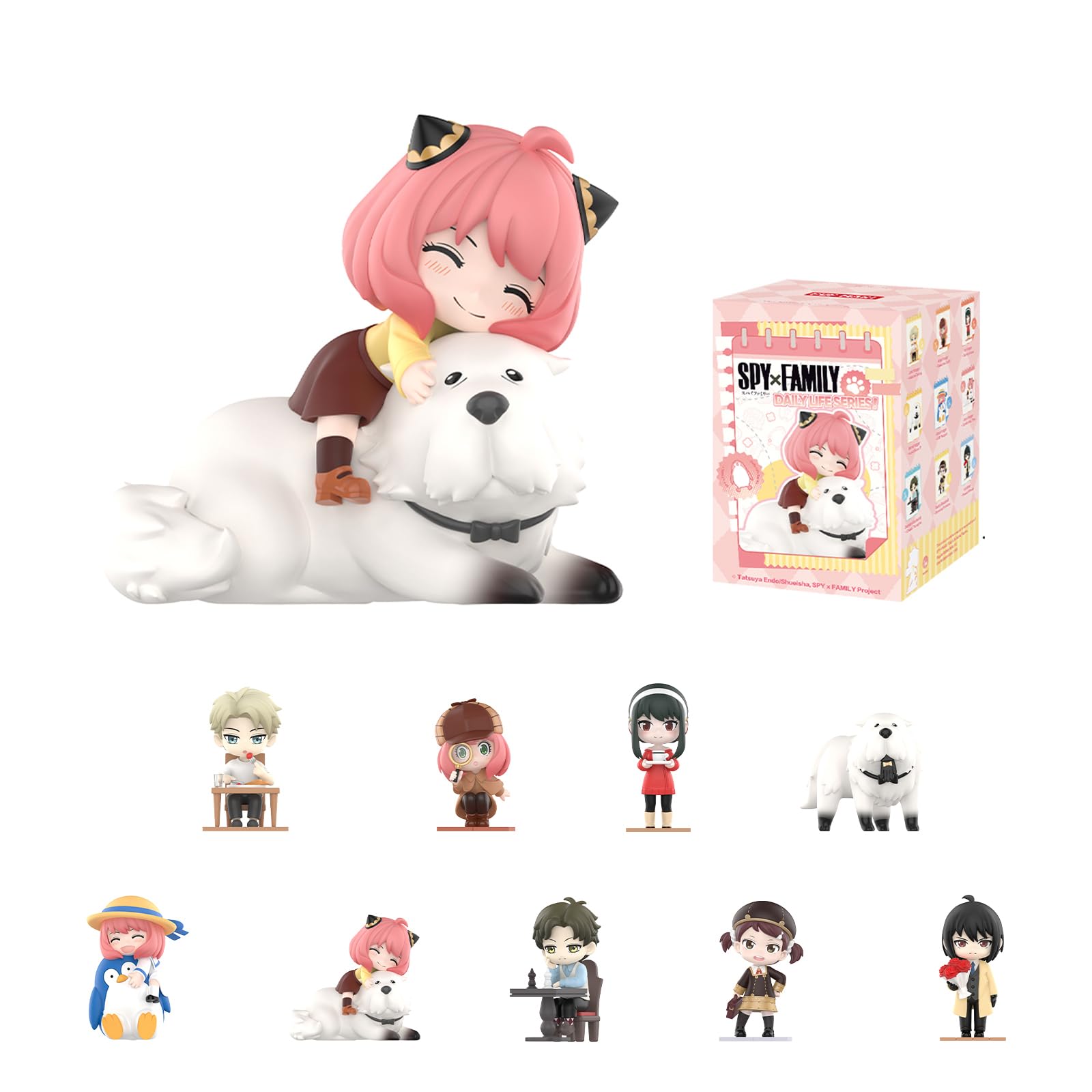 POP MART SPY × FAMILY Daily Life Series Figures | Collectible Anime Character Figure | Mystery Blind Box Designer Toy | Display Collectible | Pack of 1