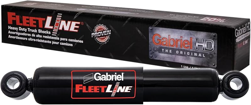 Los amortiguadores traseros para camión Gabriel 85000 FleetLine HD se adaptan a las suspensiones neumáticas del remolque Hendrickson Intraax y Vantraax, reemplaza a los OEM# A-20002, B-23013, B-23566, B-24088