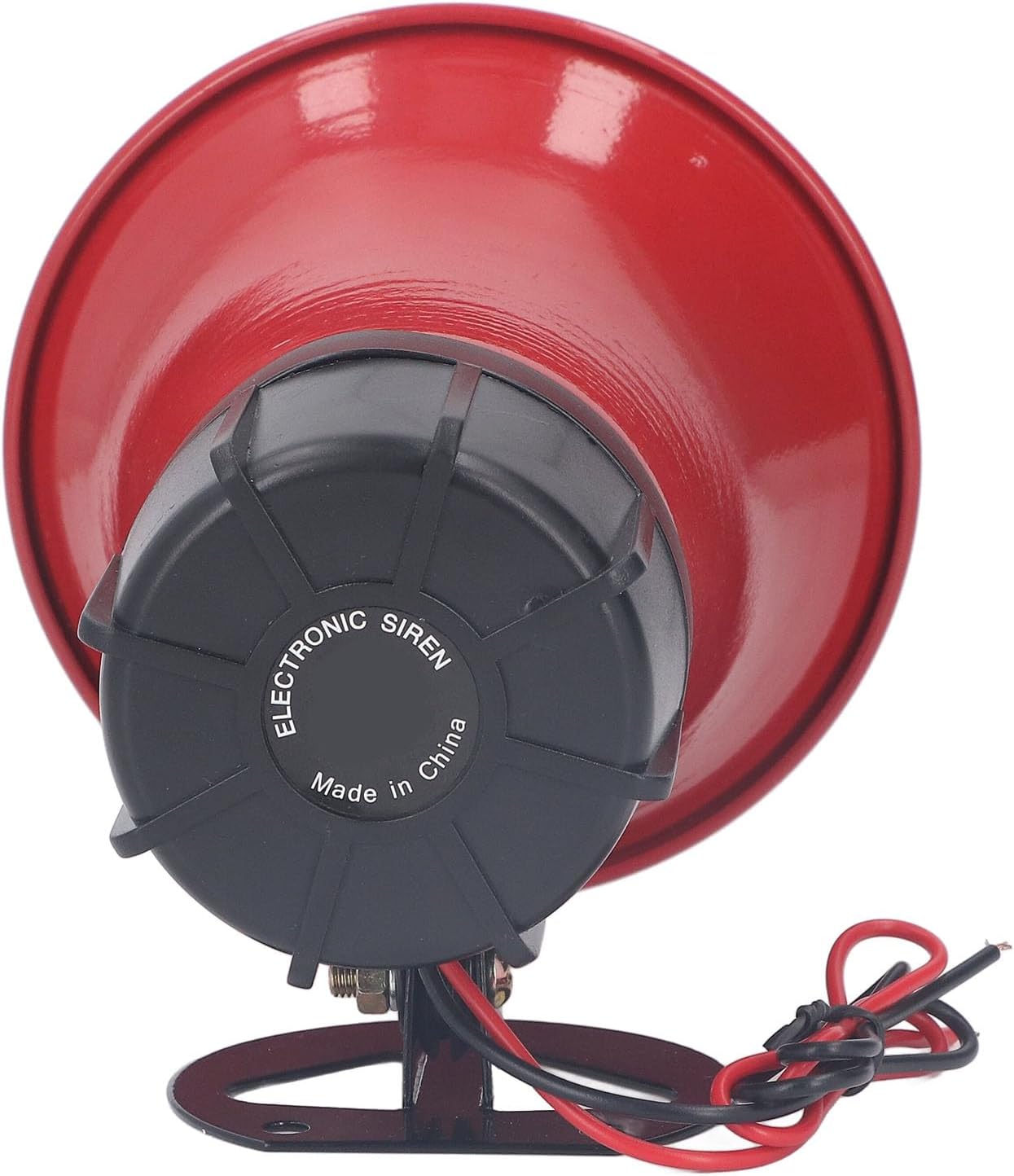 Emergency Safety Sirens Security Alarm Kuuleyn Industrial Alarm Security Siren 120db 30w Emergency Warning Horn Abs for Outdoor Port (DC12V)