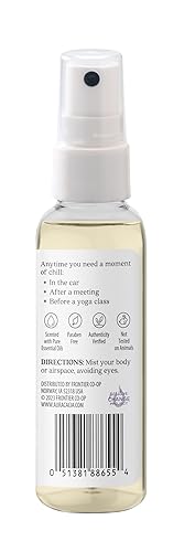 Miniatura 2 de Aura Cacia - Chill Pill - Bruma de aceite esencial Aceites esenciales puros 2 onzas líquidas