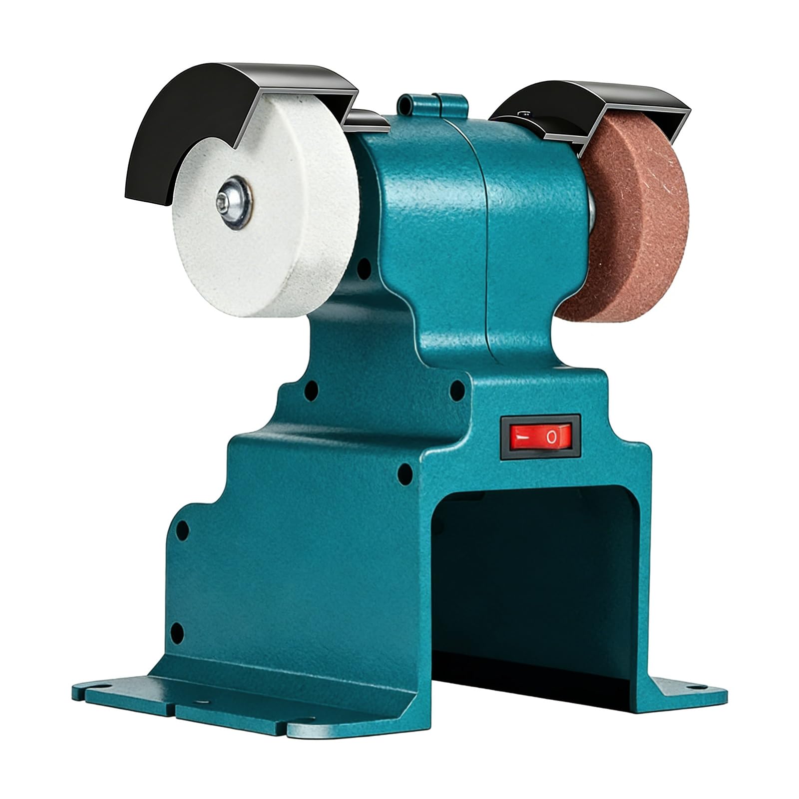 Electric Bench Grinder Cordless for 18V Battery with Guard Projects and Polishing Work Table Grinder Machine