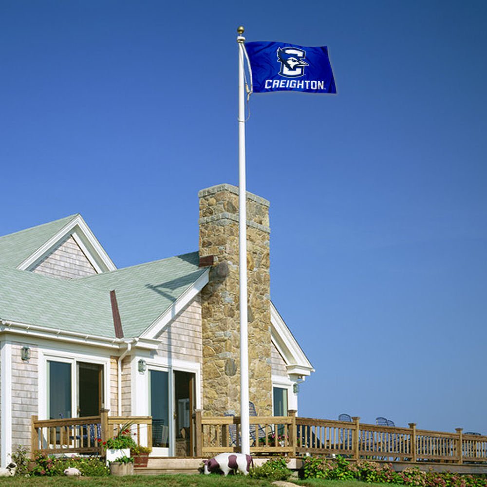 College Flags & Banners Co. Creighton Bluejays 3'x5' Nylon Flag – Officially Licensed Team Flag