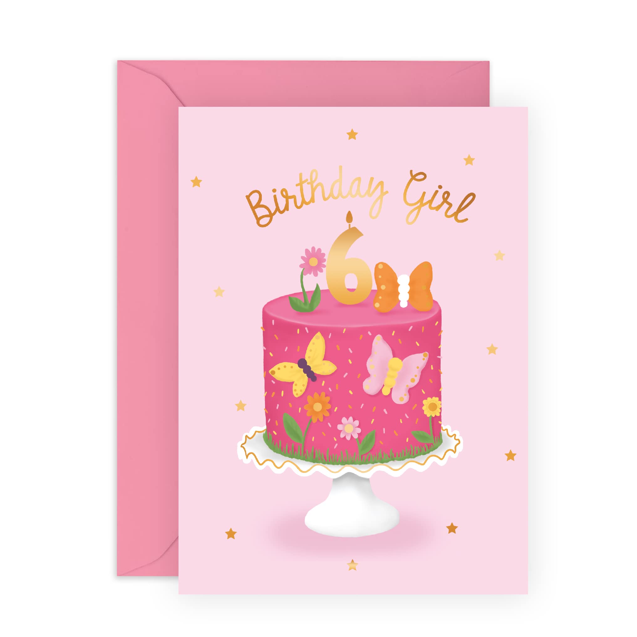 Central 23 - Carta Regalo Per Bambini Con Coniglietti, Fragole E Dolci - 6 Fogli 70x50 Cm Con Adesivi, Riciclabile