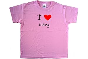 I Love Heart Ealing Youthful T-Shirt