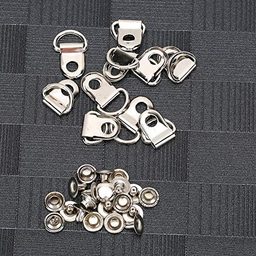 100 Sets Shoe Boot Lace Hooks, Shoe Boot Buckle Shoelace Hook D?Ring Eyelet Buckle