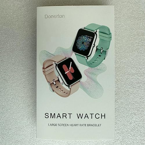 Donerton Smart Watch, Fitness Tracker For Android Phones, Fitness Tracker With Heart Rate And Sleep Monitor, Activity Tracker With Ip67 Waterproof Pedometer Smartwatch With Step Counter,Gray #TOP7