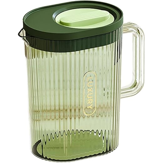 HEAVENGLOW Water Pitcher 70oz Airtight No Leaking Lemonade Kettle for Home Refrigerator Green