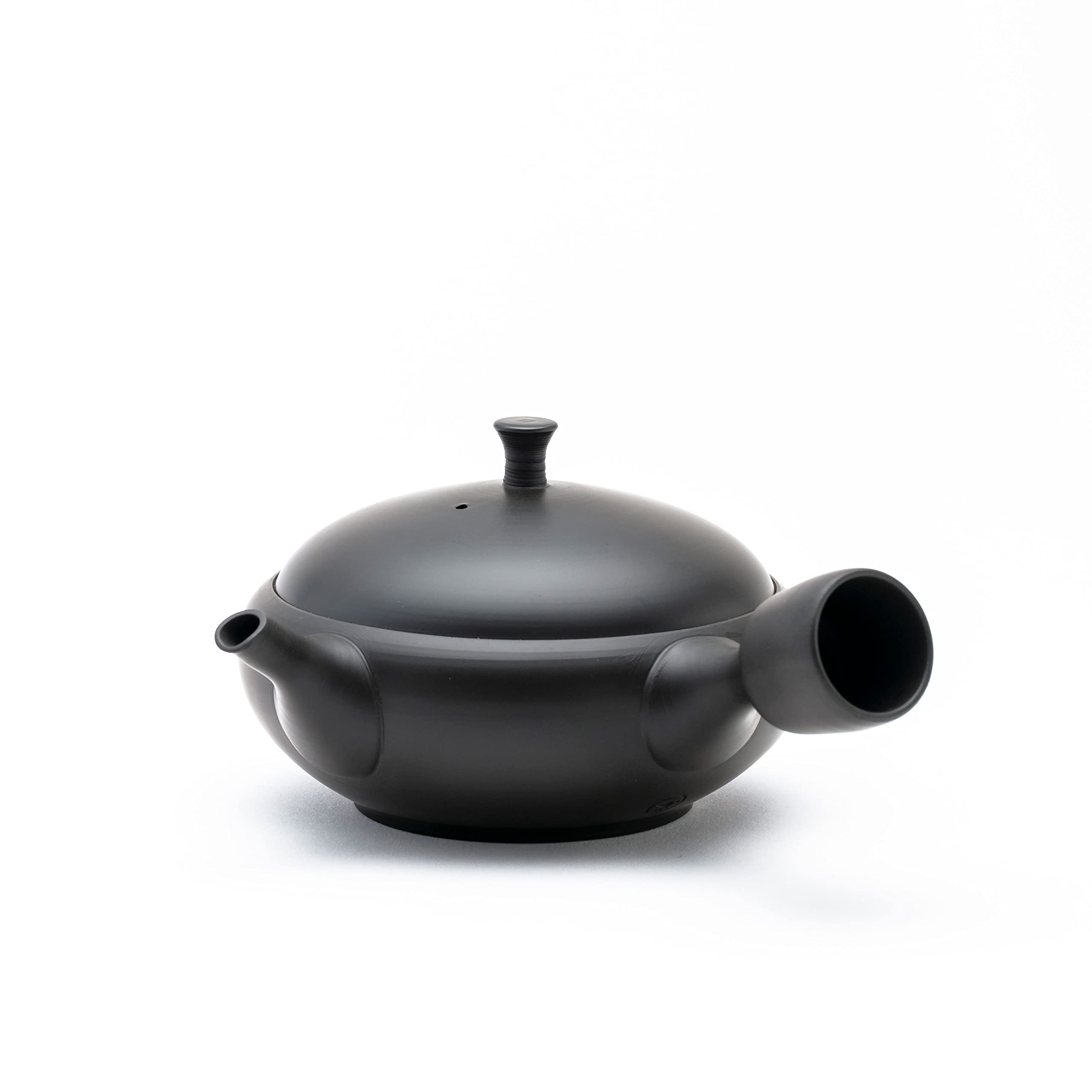 【Specially Designed by a Japanese Tea Specialty Store】Susumu-ya Tea Shop Original 【Susumu Teaware】 [Susumu Kyusu] Tokoname Ware Lathe-Made Teapot, Made in Japan, Deep Steamed Tea : Home & Kitchen