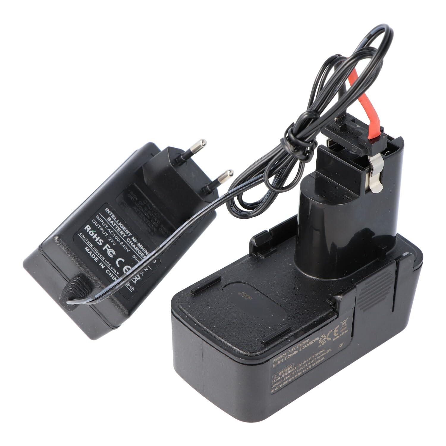 AccuCell szybka ładowarka do akumulatorów Bosch 2607300001, 2607300002, 2607335178, 189.677, BH-724CN