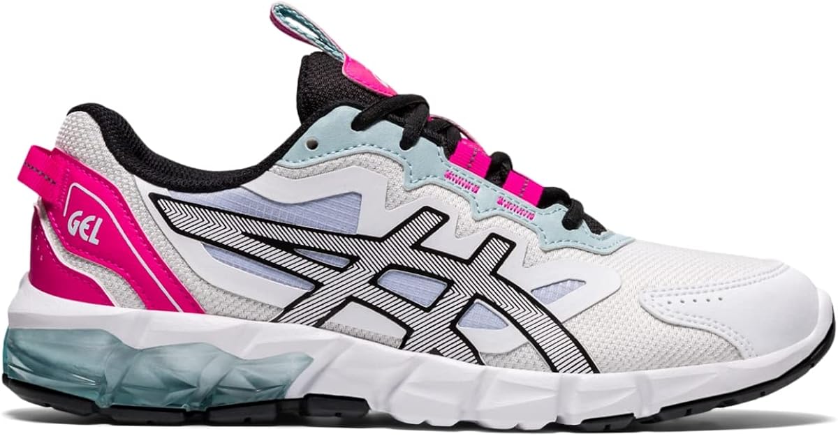 ASICS Women's Gel-Quantum 90 Running Shoes 6 White/Pink Glo