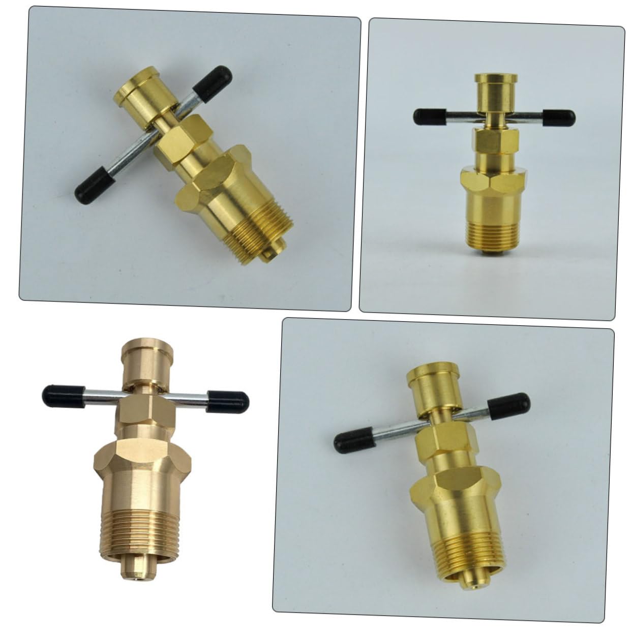 HEALLILY 4pcs Professional Compression Fitting Remover Brass Compression Ring Puller Tool Set