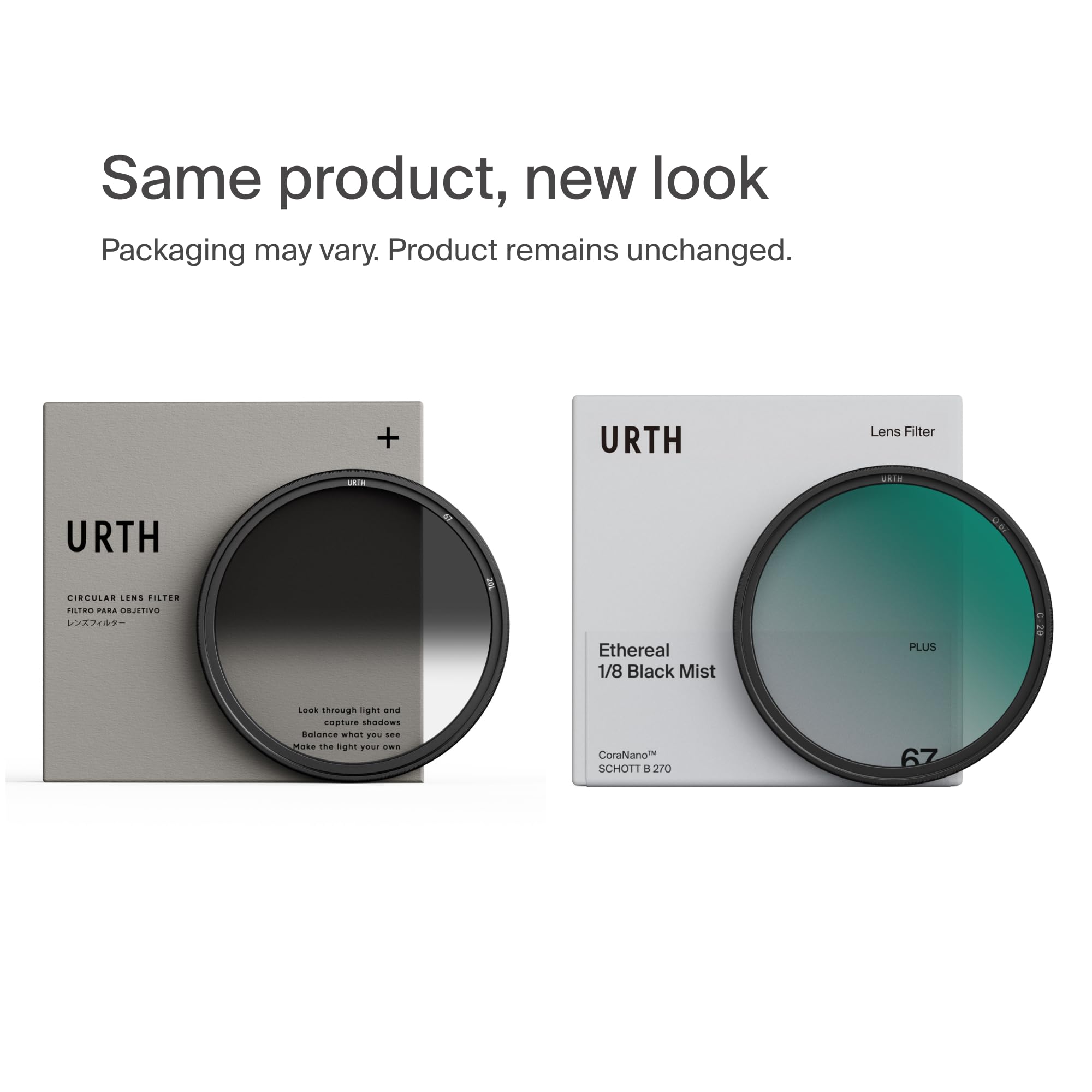 Urth 55 mm Grauverlaufsfilter Hard ND8 GND Filter (Plus)