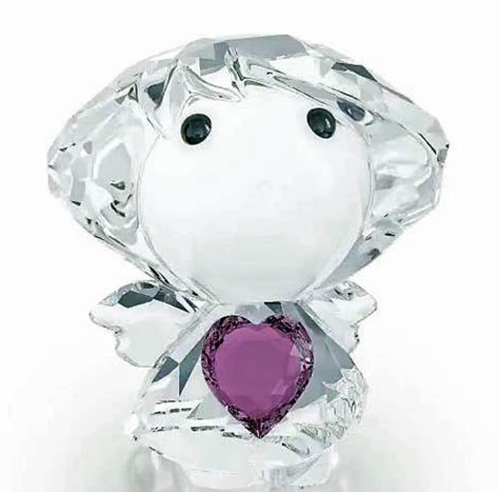 Swarovski Birthstone Angel 02 February amethyst 5041815 Limited to 500 pieces Retired 2014