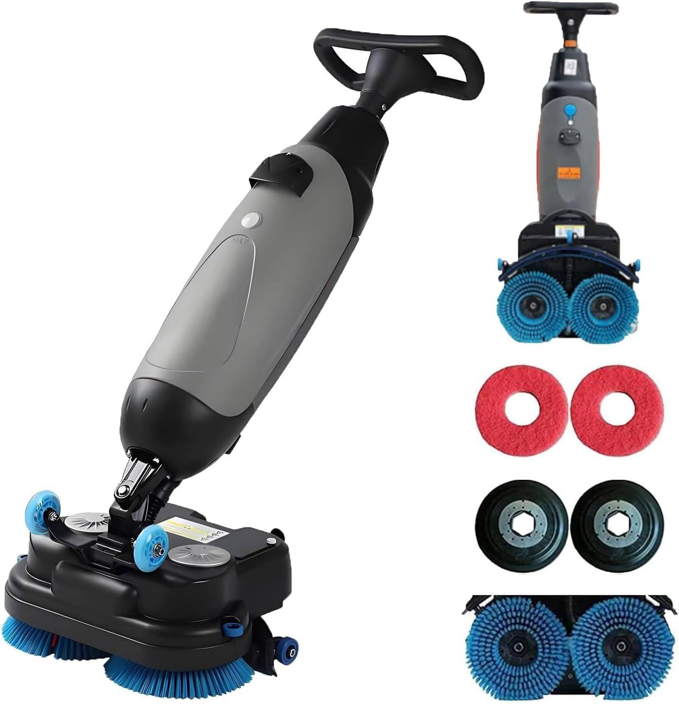 Autolaveuse électrique Professionnelle Avec Polisseuse De Carrelage Gray