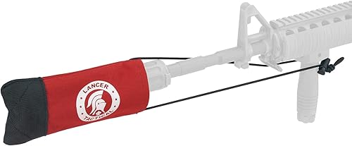 Vista 4 de Lancer Tactical Funda táctica Airsoft Airsoft con cuerda elástica para pistolas de Airsoft y marcadores de paintball (solo uno)