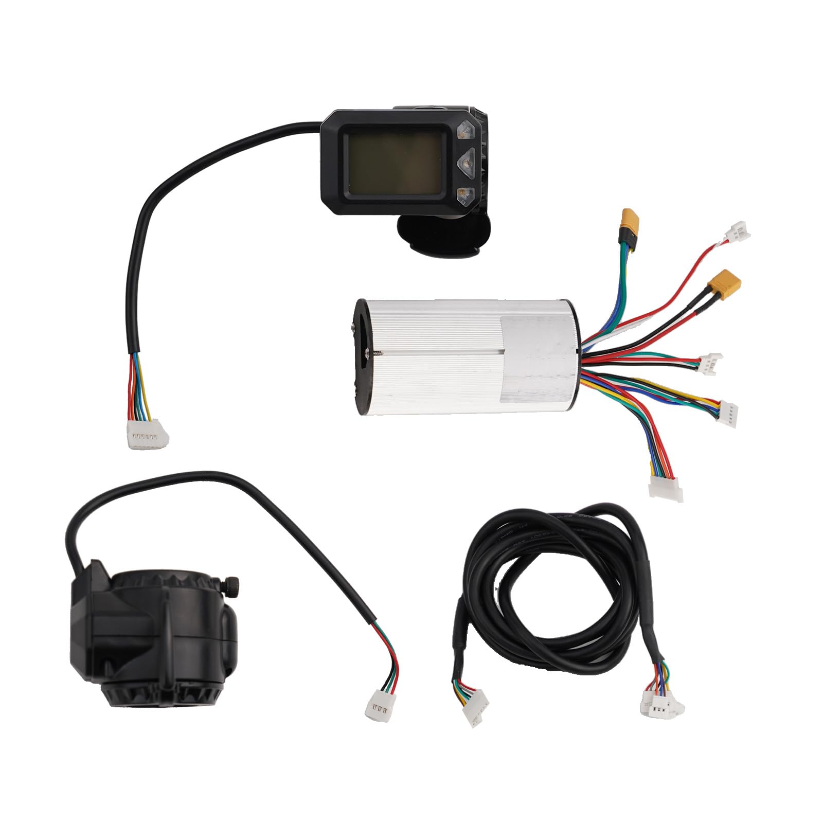 Accessoire pour scooter électrique, 14 cm en fibre de carbone avec contrôleur LCD 24/36 V