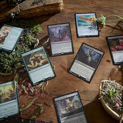 Image of Magic: The Gathering Bloomburrow Commander Deck - Squirreled Away (100-Card Deck, 2-Card Collector Booster Sample Pack + Accessories)