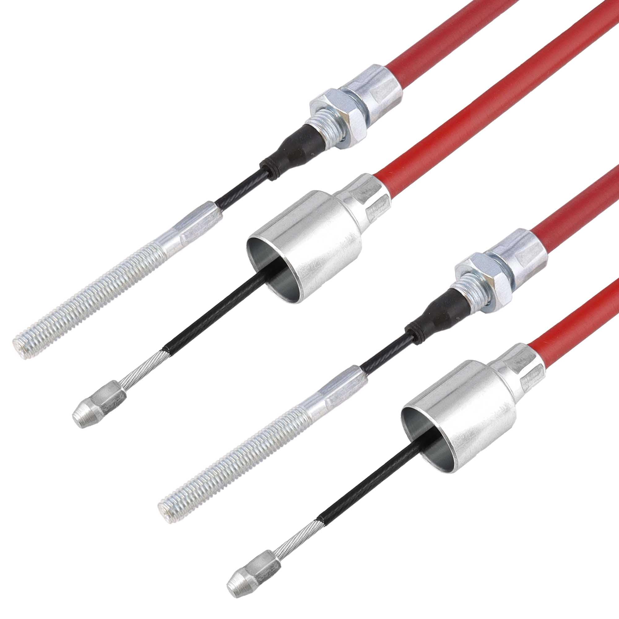 The Drive 2X Bremsseil passend für AL-KO-Radbremse | LONGLIFE | 26mm Glocke u. M8 Gewinde | Bowdenzug Seilzug | (HL: 770mm/GL: 980mm)