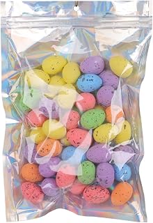 50PCS Decorations Eggs Colorful Eggs Festive Basket Stuffers Multi-Color Foam Eggs for Celebrations Colorful Dark Spots Foam