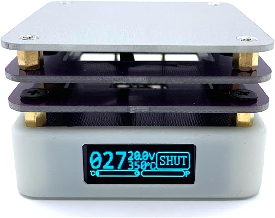 65W Mini Hot Plate SMD Preheater Preheating Rework Station PCB Board Soldering Desoldering Heating Plate LED Strip Repair Tool