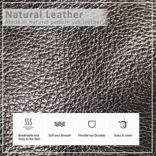 Image of befen Genuine Leather Small Crossbody Bags for Women Cell Phone Bag Cross Body Purses,Silver Zipper