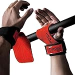 TAVIEW Premium Weight Lifting Wrist Hooks Straps for Maximum Grip Support - Deadlift Gloves and Grip Pads Alternative in Fitness Gym Power Training Like Pull Up Deadlifting & Shrugs