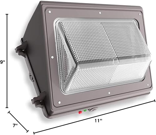 Miniatura 8 de E2 LIGHTING Paquete de pared LED sin corte de 80 W con batería de emergencia y fotocélula, 30 W40 W60 W80 W y 3CCT sintonizable 30K40K50K, lámpara