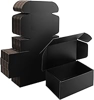 Vista 25 de Cajas de envío pequeñas rosas de 6 x 4 x 4 pulgadas, paquete de 25 cajas de cartón corrugado para embalaje, correo, regalo Resistentes