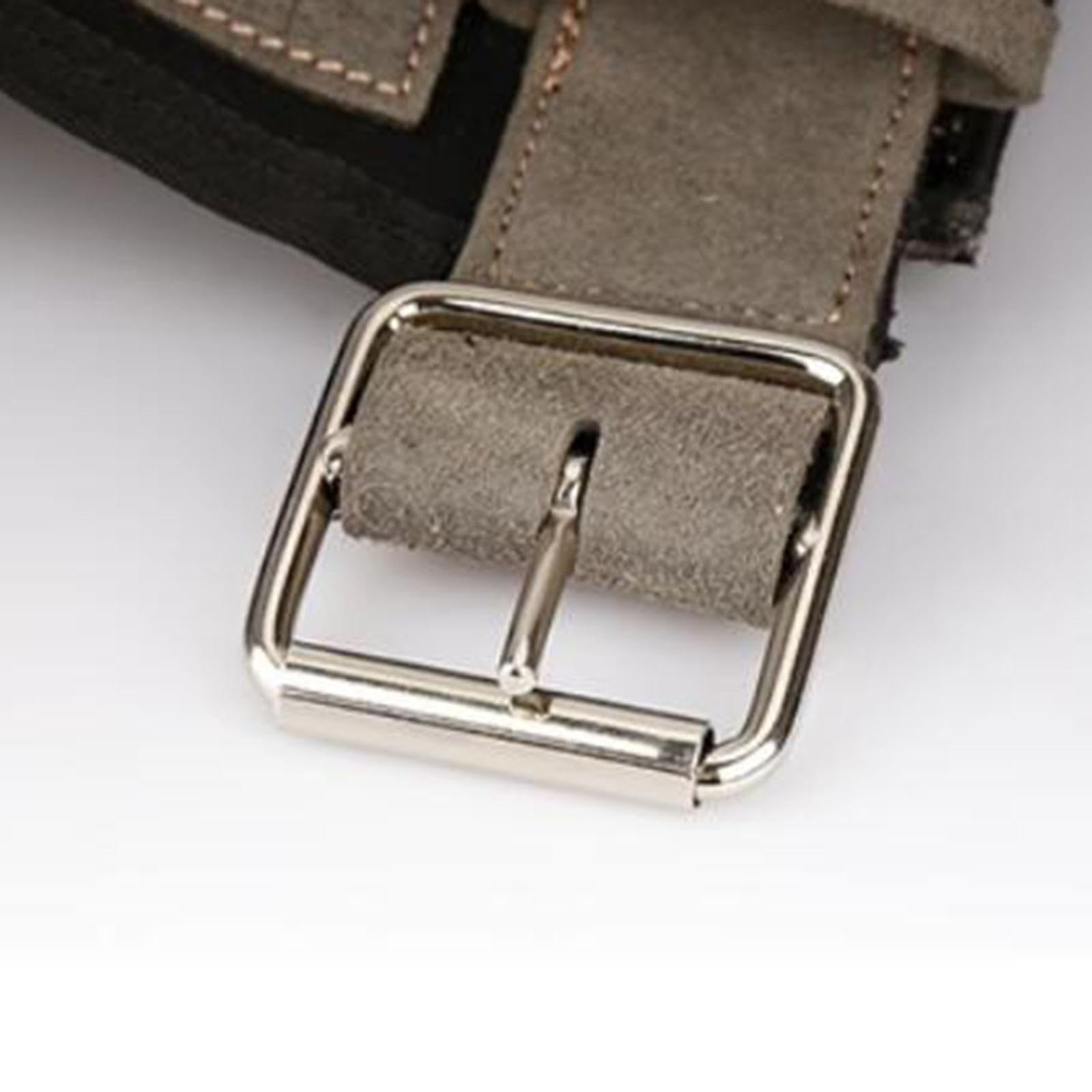 Delantal Protector de Microfibra Profesional para Herrador, Rodilleras Ajustables, Faldón, Compartimento para Clavos Y Herramientas. Adecuado para El