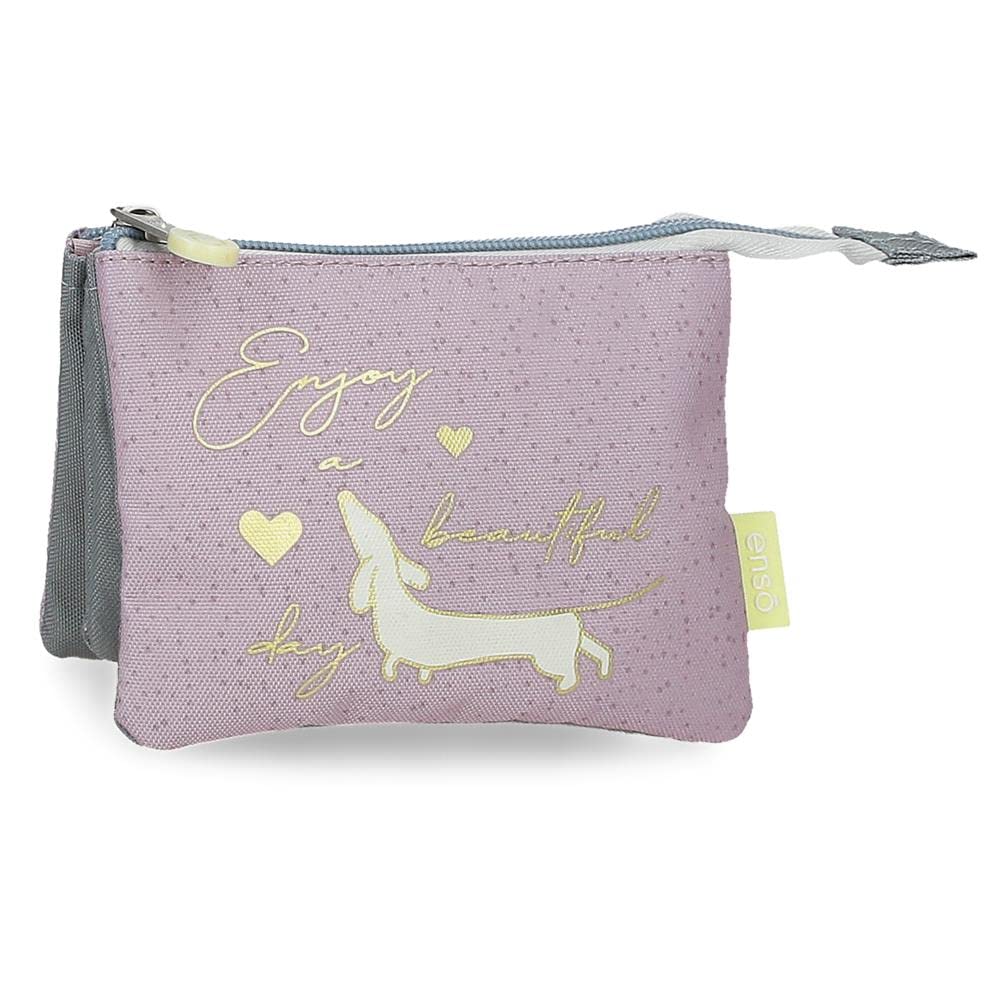 Enso Beautiful day Purse Purple 14x10x5 cms Polyester