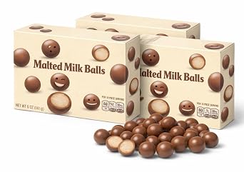 Malted Milk Balls Milk Chocolate Pieces, 5 oz, 3 Boxes