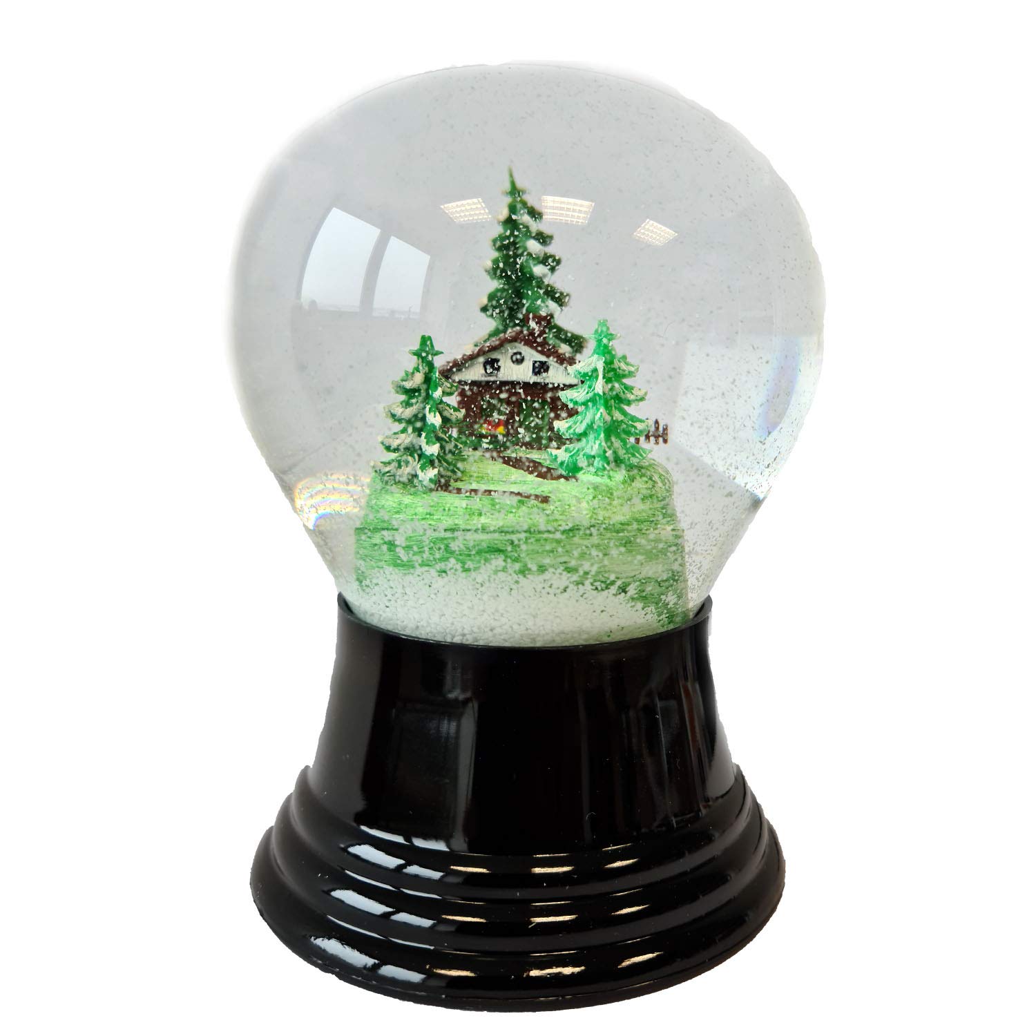 VIENNA SNOWGLOBE Glass Snow Globe - Almost Like Real Snow Design: House, 8 cm