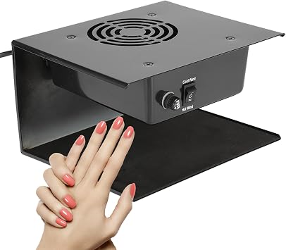 Nail Polish Dryer, 300W Hot & Cold Wind Professional Salon Nail Air Fan Blower Manicure Tool for Drying Art Gel