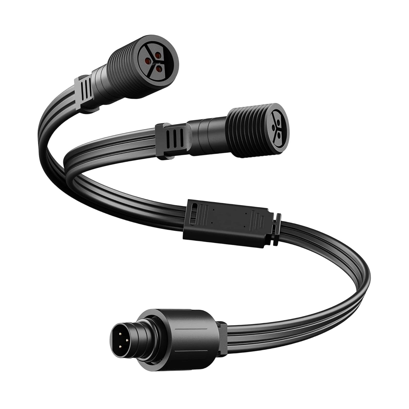 Outdoor Lights Extension Cable Y Splitter for Outdoor Light for Thanksgiving 1 Male to 2 Female-picture-18