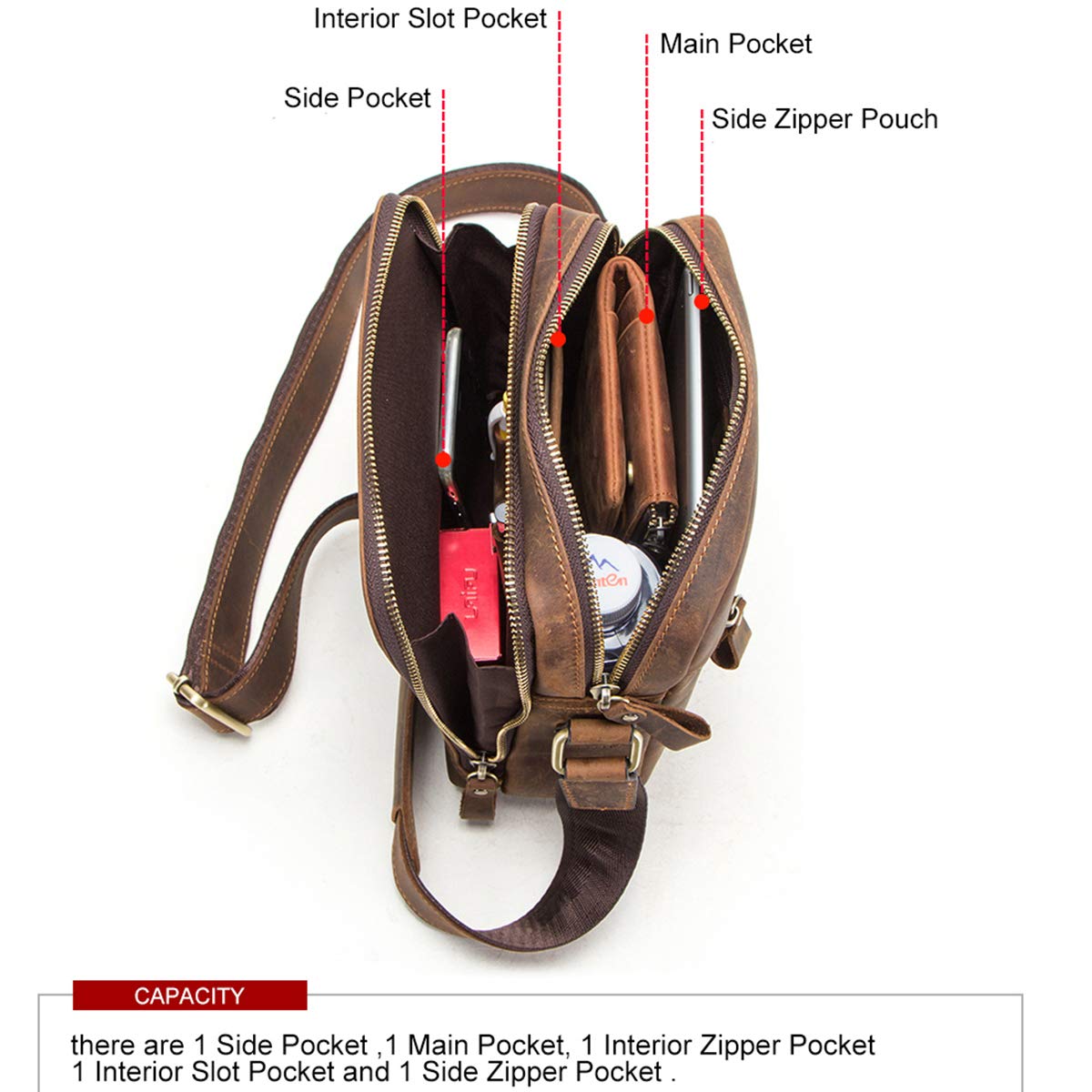 CONTACTS Echtes Leder Herren Klein Messenger Business Casual Umhängetasche für 7.9 inch Laptop Tasche Tote Handtasche