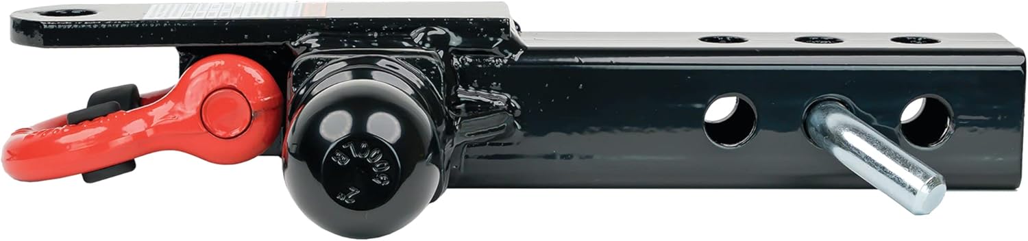 ATV/UTV Tek Elite 4-Way Hitch 1/7/8", 2" Ball mounts | Pin Pull | Towing Shackle