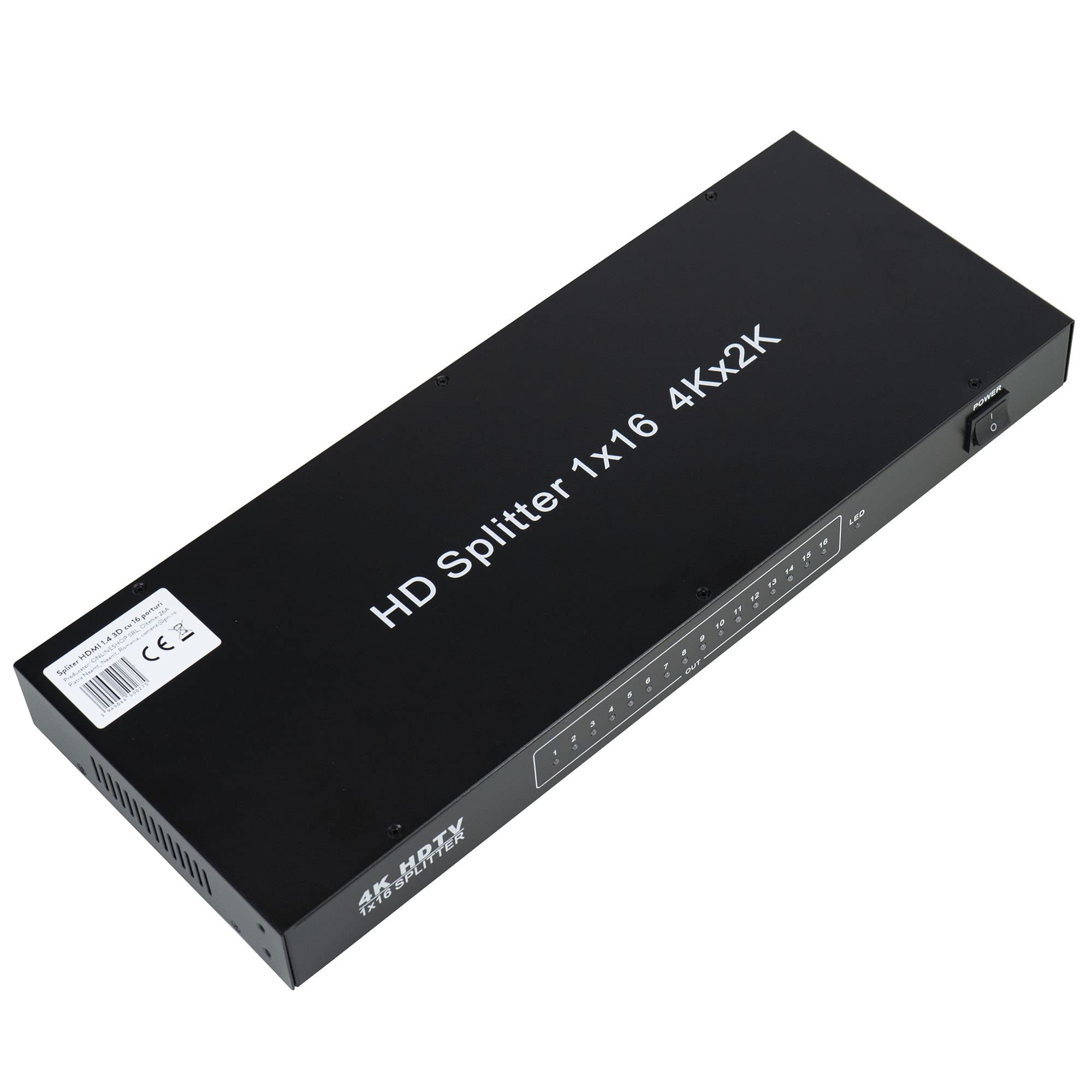 PNI Répartiteur HDMI 1.3, 1 x 16 16 Ports HDMI 1080p 3D