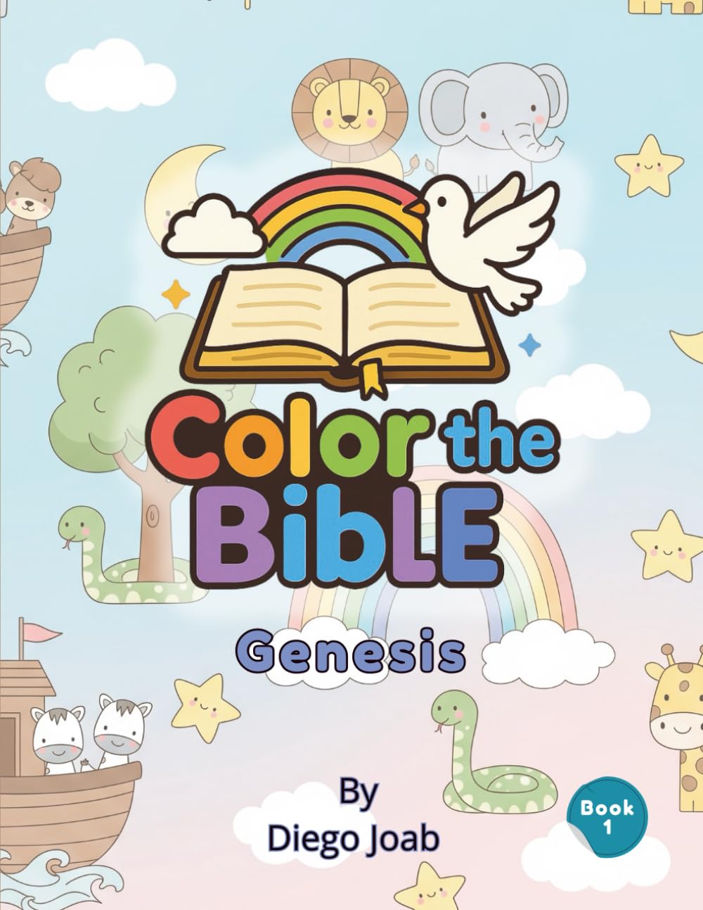 COLOR THE BIBLE: Genesis (Bible to color and learn)